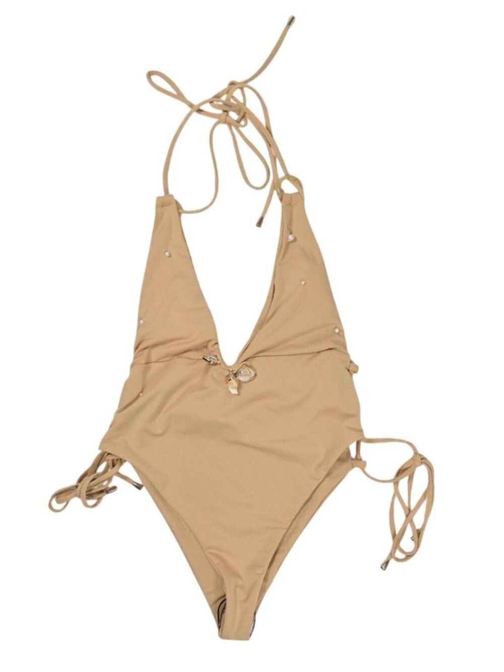 Fidel Venus One Piece Swimsuit in Beige